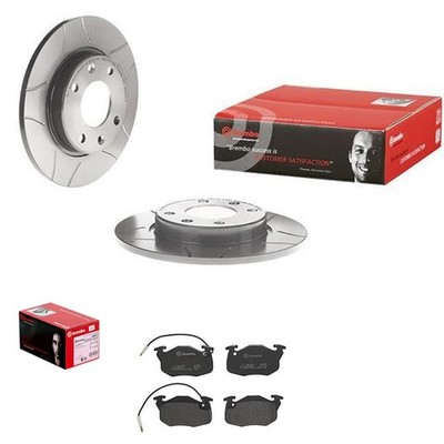 brembo BREMSSCHEIBEN 247mm + BELÄGE VORNE passend für PEUGEOT 106 + CITROEN SAXO