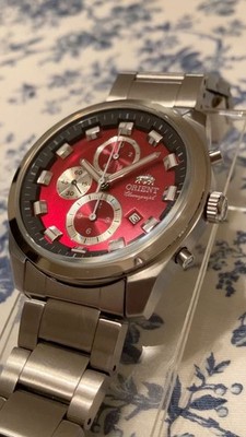 ORIENT Neo Series WV0481TT Quartz Chronograph Men's Watch Stainless Steel Case