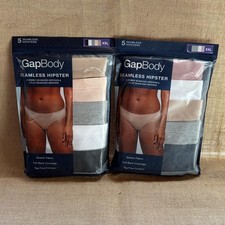 Lot of 2 GapBody Seamless Hipster Panties Womens 2XL 5 Pack Stretch Tagless