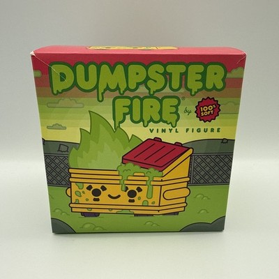 100% Soft Dumpster Fire Toxic Waste Radioactive Orange Glow Discord Exclusive