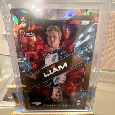 2025 Topps Chrome Formula 1 Ace of Trades Liam Lawson Racing Bulls SCA-5 /50 Ro 