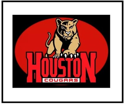 C27 Houston Cougars College Team Logo Refrigerator Magnet