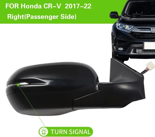 Right Passenger Side View Mirror for HONDA CRV 2017-2022 W/BSM Power Signal Heat