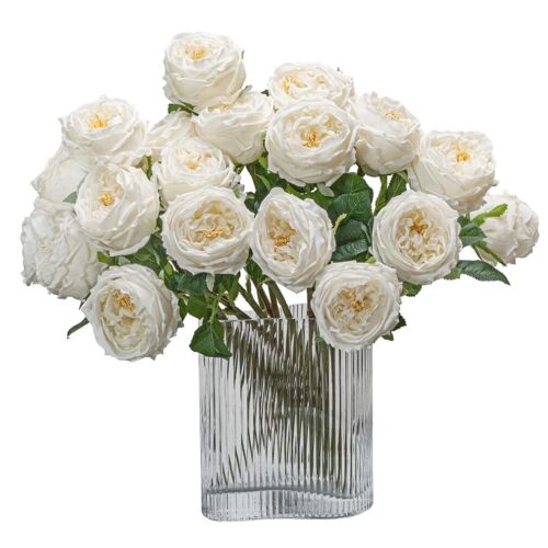 White 4pcs Fake Flowers for Decoration Home Decor Real Touch Artificial Flowe... - Picture 6 of 8