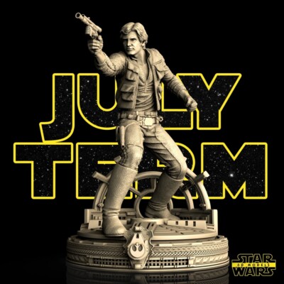 Han Solo - Star Wars - Fan Art - von Star Wars 3D Modelle Resin Modell 3D Druck