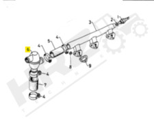 Thermostatsatz Kühlwasserregler Für HANOMAG Oldtimer II D131/132 D141/142 D161/162