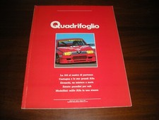 ALFA ROMEO MAGAZINE " IL QUADRIFOGLIO N.16 DEL 1987 " EXCELLENT CONDITION