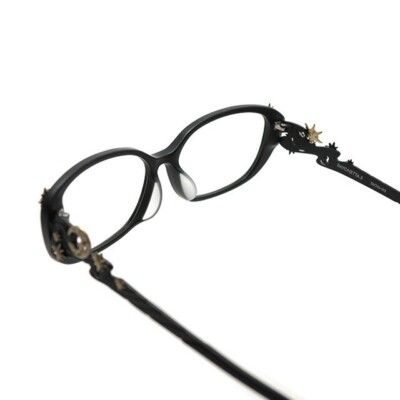 BAYONETTA × Less Than Human Glasses Dimming lens included Black w