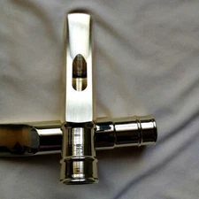 Excellent Polished Copper Alto/Tenor Saxophone Mouthpiece Size 5-9 w/Ligature