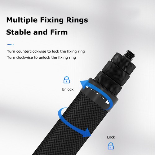 Selfie Stick 1.16 m Super Long Phone Holder Anti-Shake Live Support Parts - Picture 6 of 10