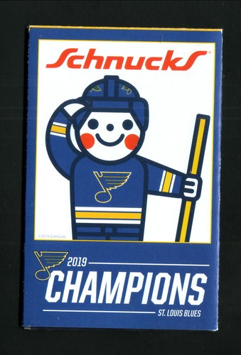 St Louis Blues Alex Pietrangelo 2019-20 Pocket Schedule Schnucks - Imagen 2 de 2