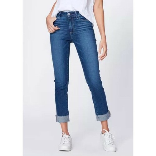 Paige Hoxton Slim Crop High Rise Raw 