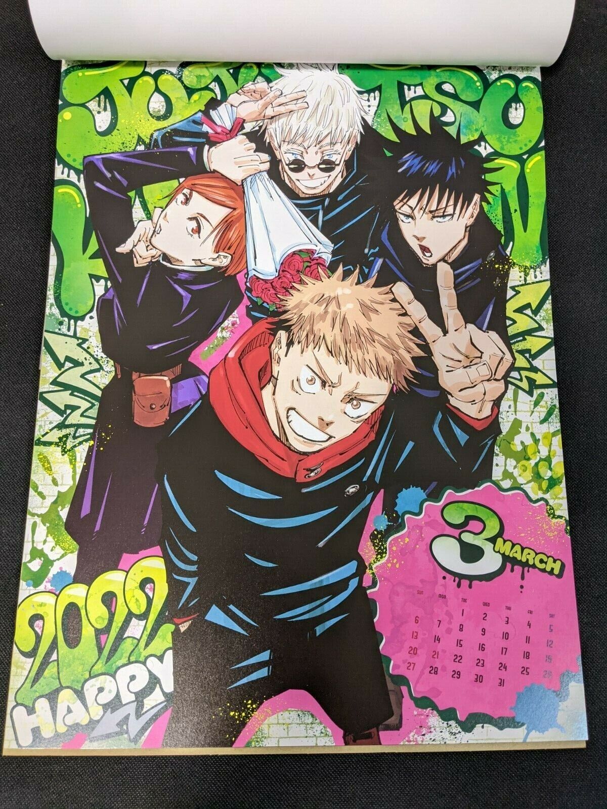 2022 Desk Calendar Calendar Demon Slayer Jujutsu Kaisen Tokyo