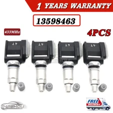 4Pcs TPMS Tire Pressure Sensors For 2020-22 Chevy Silverado 3500 GMC Sierra 3500