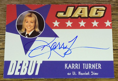 2006 TK Legacy JAG Premiere Edition D10 Karri Turner Debut Autograph