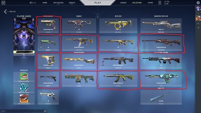 Valorant Account, Full Access, Gold 1, EU Region, 10 Knives, some battlepas skin