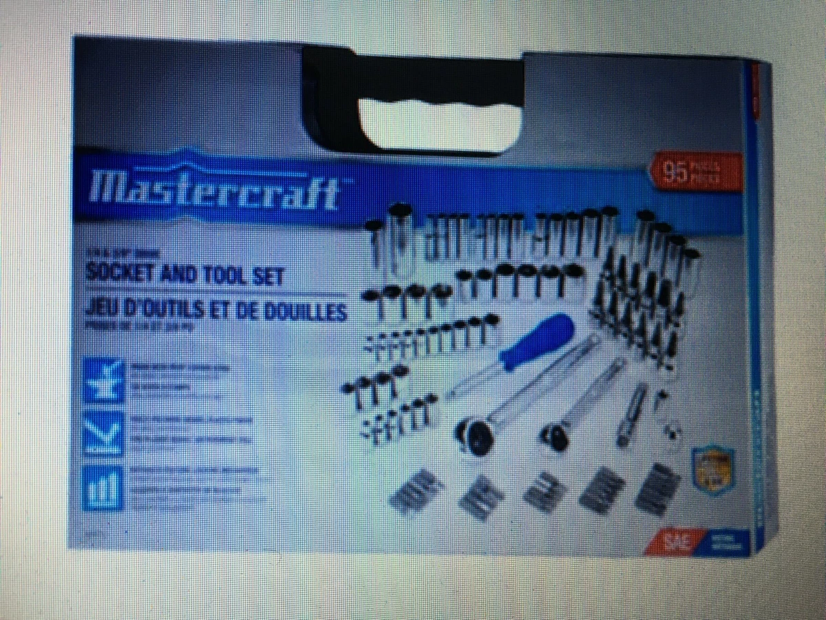 Mastercraft Socket Set 95 pc eBay