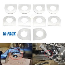 Kit de pasadores de montaje de clavija de pie de 10 piezas arandela de resorte en forma de D para Harley Sportster XL Dyna