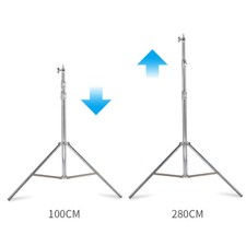 US 2.8m 110" Heavy Duty Light Stand Tripod For Godox AD400Pro AD600BM SL60 AD200