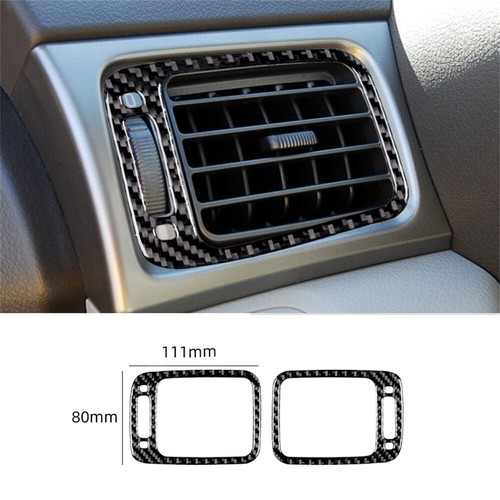Carbon Fiber Inner Side Air Vent Outlet Panel Trim For Subaru Forester 2005-2008 - Picture 5 of 12