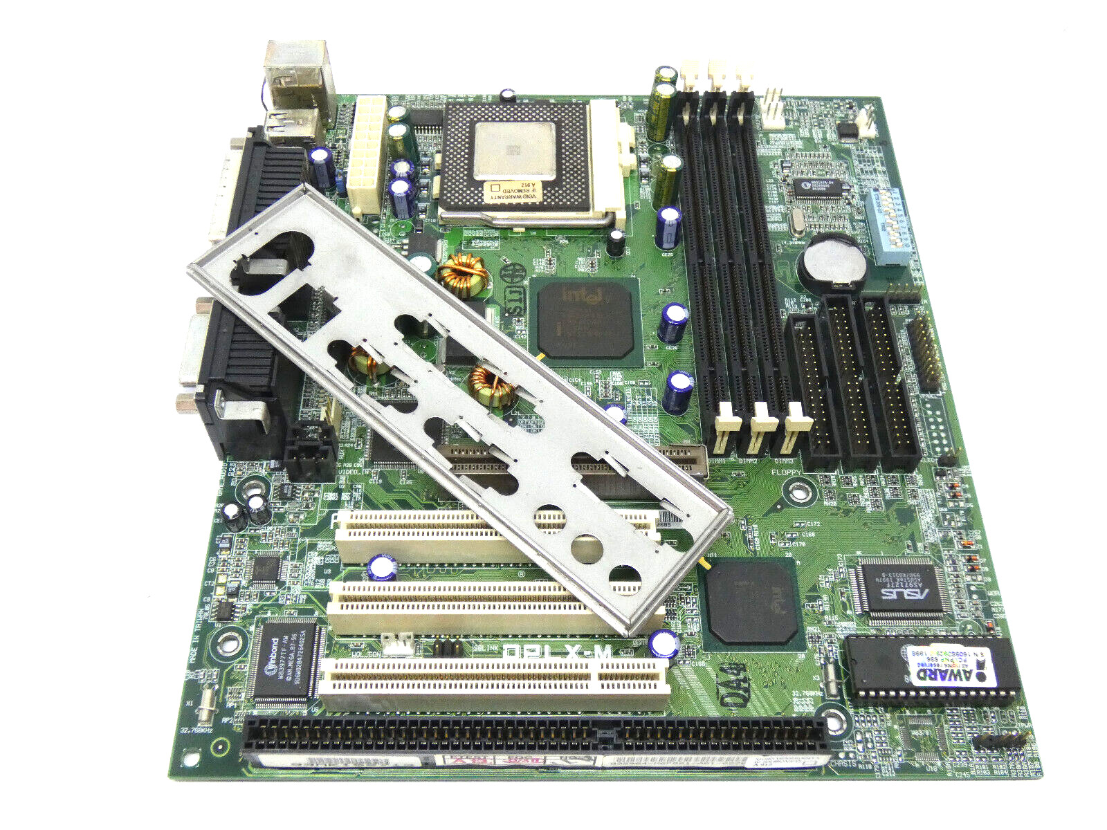 ASUS OPLX-M (FSC OEM) socket 370 w/ Intel Celeron 333 MHz + IO Shield RARE!!!