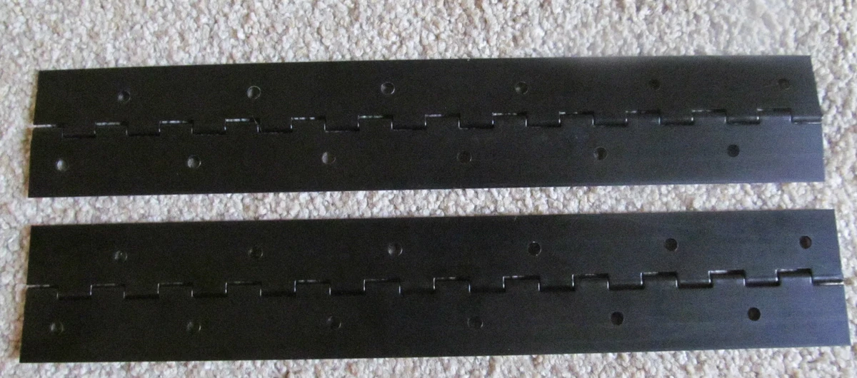 Black 2024 piano hinge