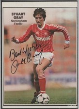 STUART GRAY SIGNED NOTTINGHAM FORST PICTURE