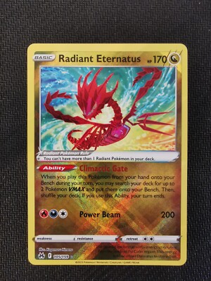 Pokémon TCG Radiant Eternatus Crown Zenith 105/159 Holo Radiant Rare