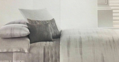 $780 VERA WANG MARBLE SHIBORI KING 3pc 