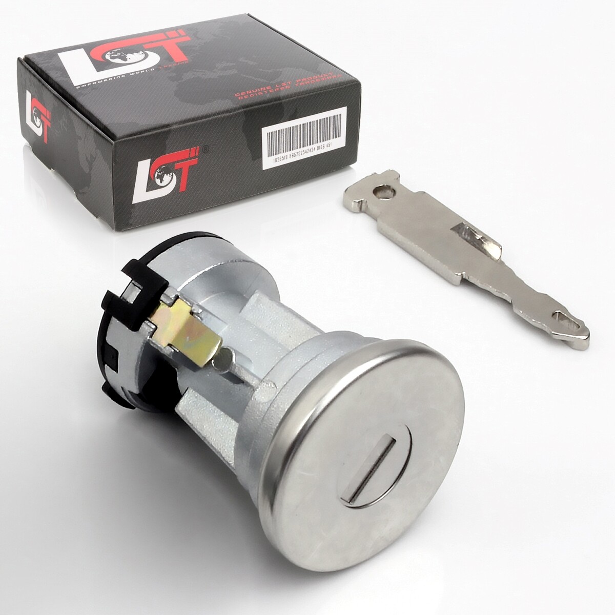 Lock cylinder door lock key for PEUGEOT 206 trunk rear