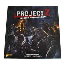 Project Z Board Game The Zombie Miniatures Game Starter Open Box
