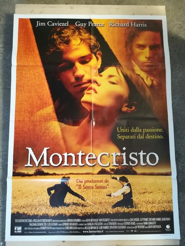 THE COUNT OF MONTE CRISTO Original Movie Poster 39x55" 2Sh Italian ...