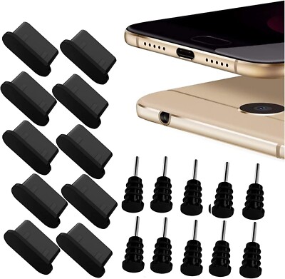 10x USB 3.1 Typ C Schutz für Apple IPhone 17 Pro Kopfhörer Kappe Stöpsel 
