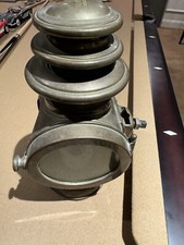Vintage Gray Davis 917 Lantern Lamp Large Red Jewell Missing Mass U.s.a.