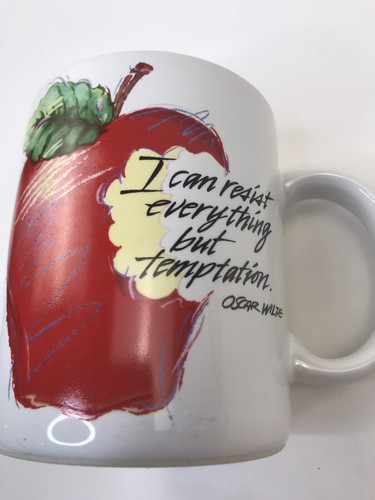 I Can Resist Everything But Temptation Mug-quote By Oscar Wilde - Picture 2 of 5