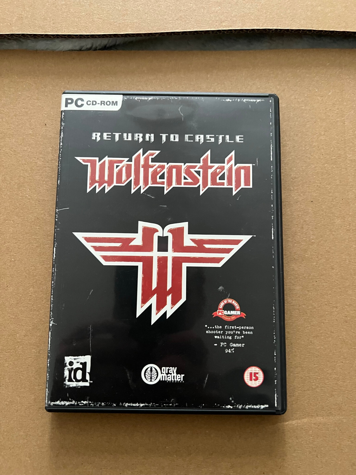 Return To Castle Wolfenstein - Jeu PC CD-Rom 2001 - Version PEGI 16 - Très Bon état