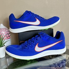 Nike Zoom Rival Track Field Distance Spikes DC8725-401 Blue White Men's Size 13