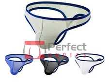Perfect UNDIES Men's Mesh Thong Underwear