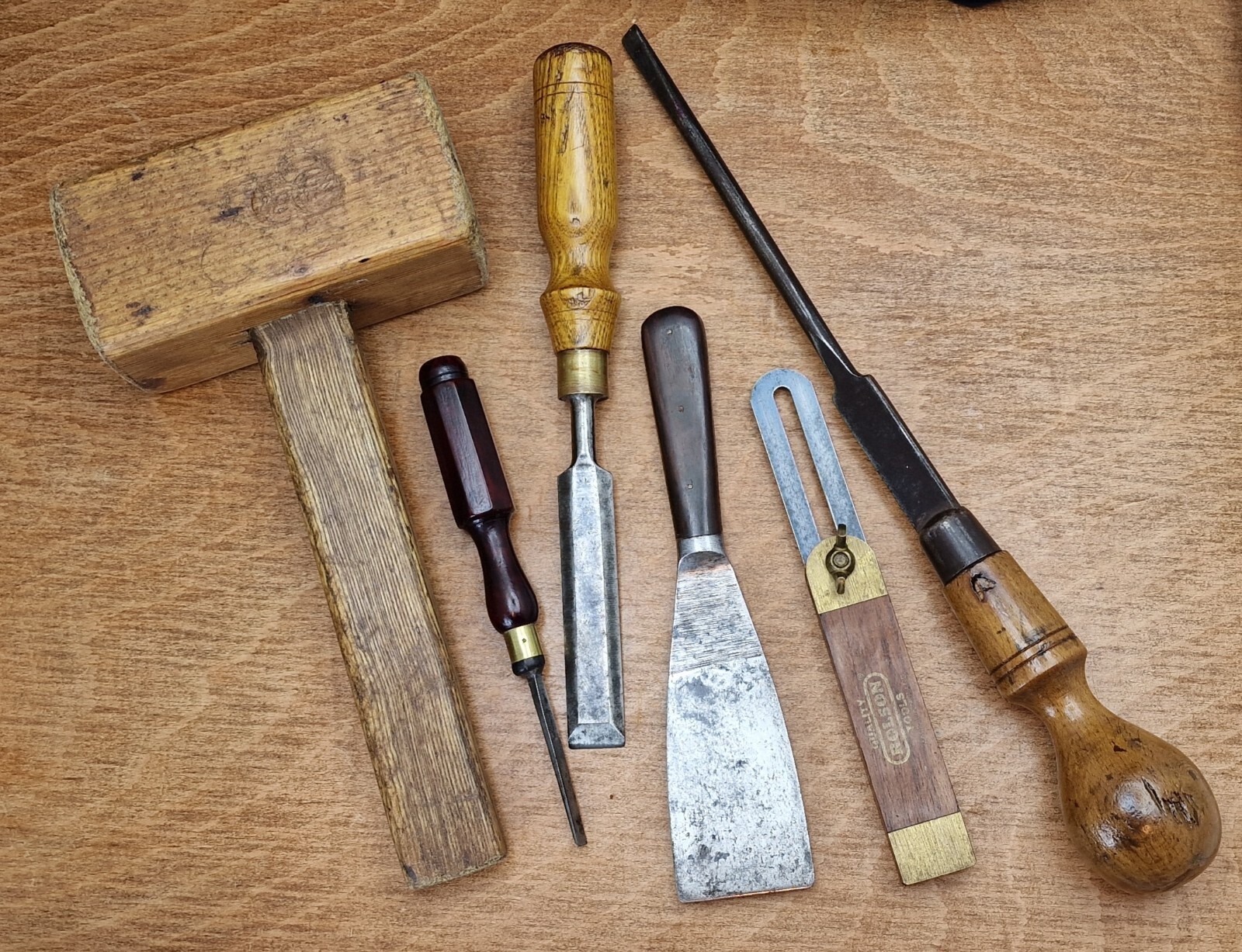 6 Piece DIY woodworking basic tool Set