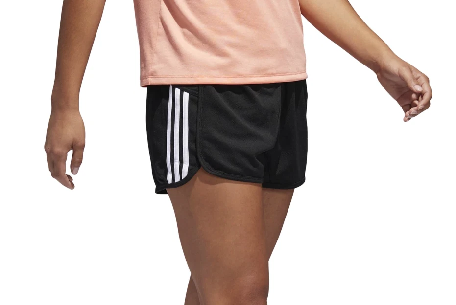 adidas Gym Shorts Womens XS Climalite 3 Stripes D2M Training Black