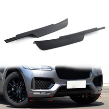 Front Bumper Lower Air Deflectors Skirts Baffle For Jaguar F-Pace 2016-2023