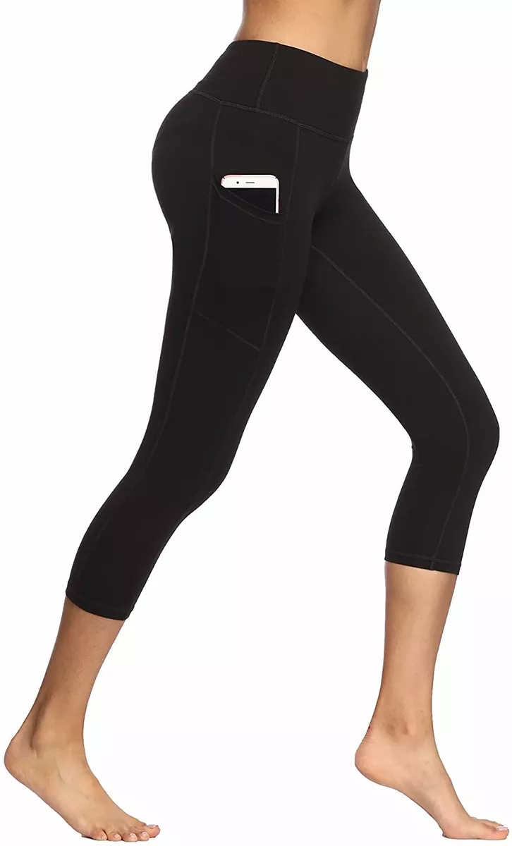 Fengbay High Waist Yoga Pants, Yoga Pants Tummy Control, Black