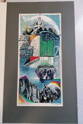 Urban Ehm Lithographie Signiert Limitiert 1987 Homunkulus KD87