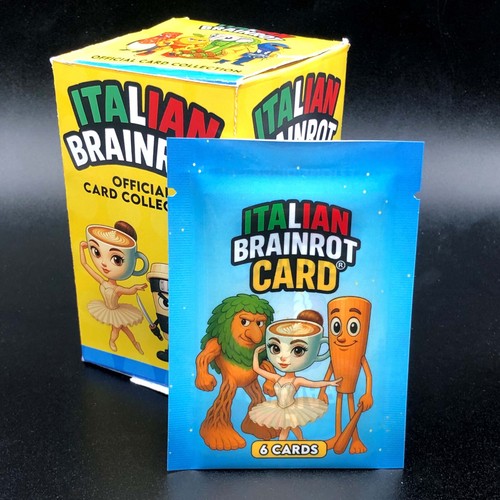 Set Bustine di Carte ITALIAN BRAINROT CARD TCG Le Cards Ufficiali del Brain rot - Foto 9 di 14