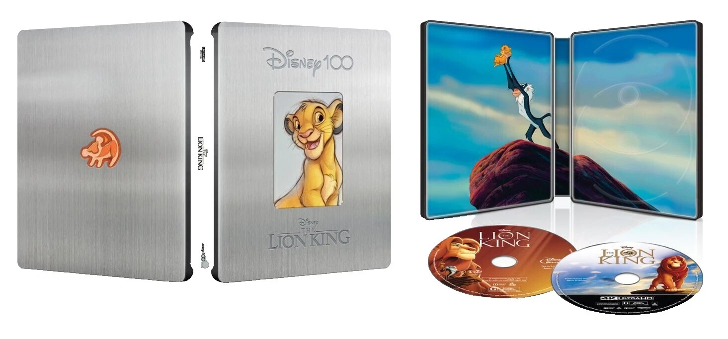 The Lion King Animation Steelbook DVDs & Blu-ray Discs