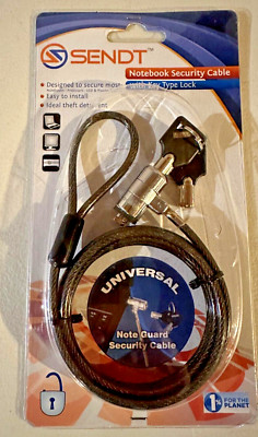 Sendt Notebook Security Cable with 4-dial Combination Lock - Brand New