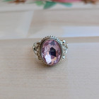 Christmas Amethyst Gemstone Ring Solid 925 Silver Handmade Ring All Size R310