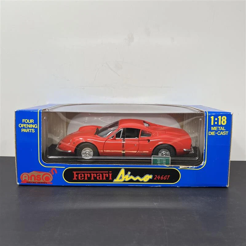 Ferrari 246 GT Dino Rouge - Anson SB 1/18 - Modèle De Collection - Occasion