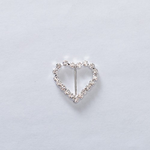 24 PCS RHINESTONE DIAMOND CRYSTAL BUCKLE INVITATION RIBBON SLIDERS CHARMS - Picture 6 of 11