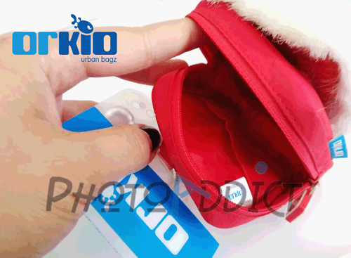 Sacoche Appareil Photo Compact ORKIO 0802201 Rouge Eskimo - Picture 3 of 3
